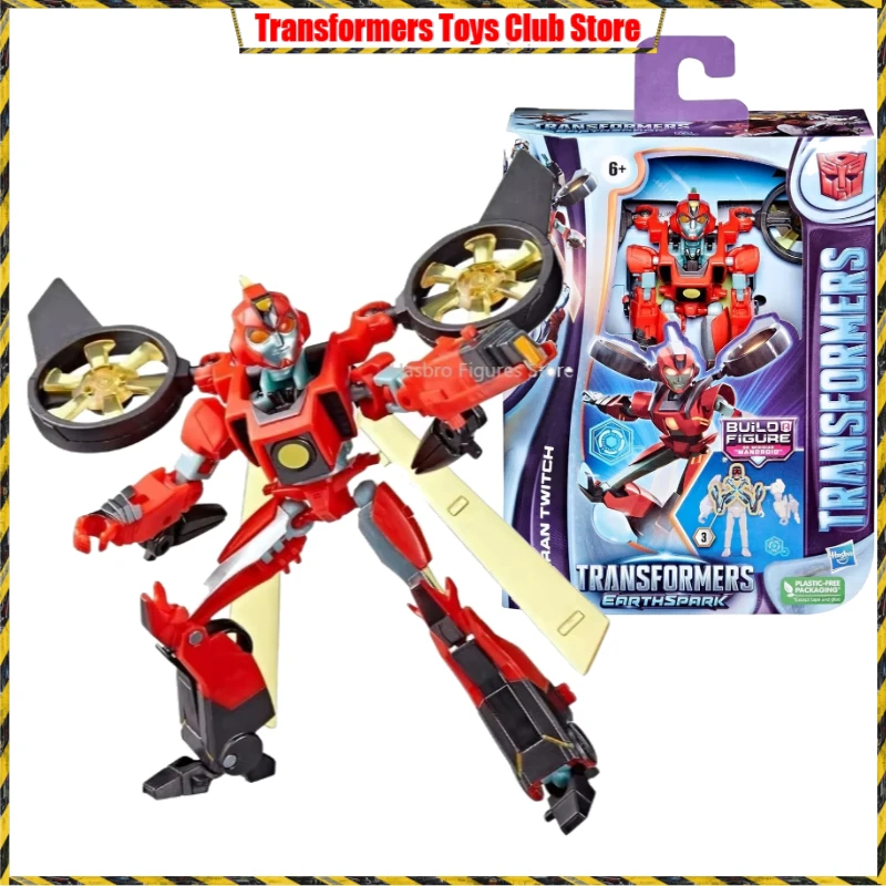 In Stock Transformers ES Earthspark Enhanced Level Terran Twitch Action Figure Collection Model Toy Gift