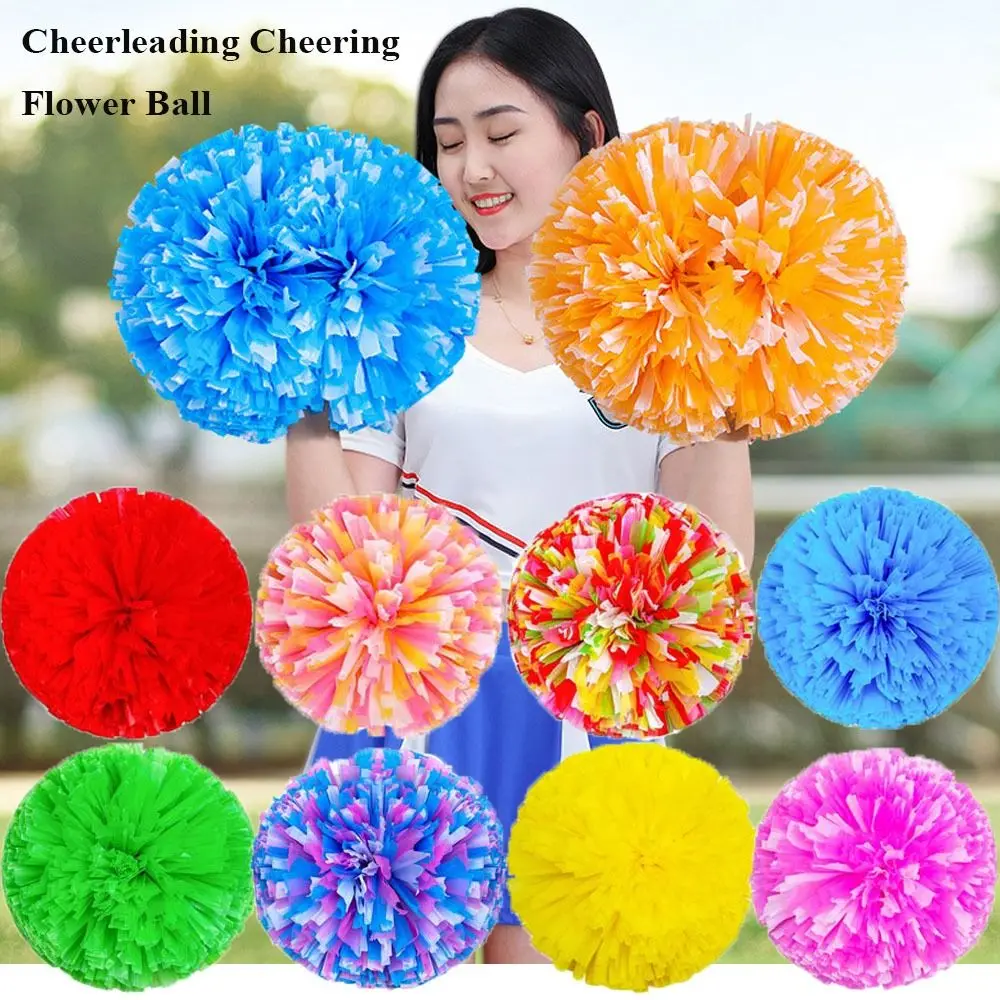 

Flower Fancy Dress Costume Cheerleader pompoms Club Sport Supplies Cheerleading Cheering Ball Dance Party Decorator