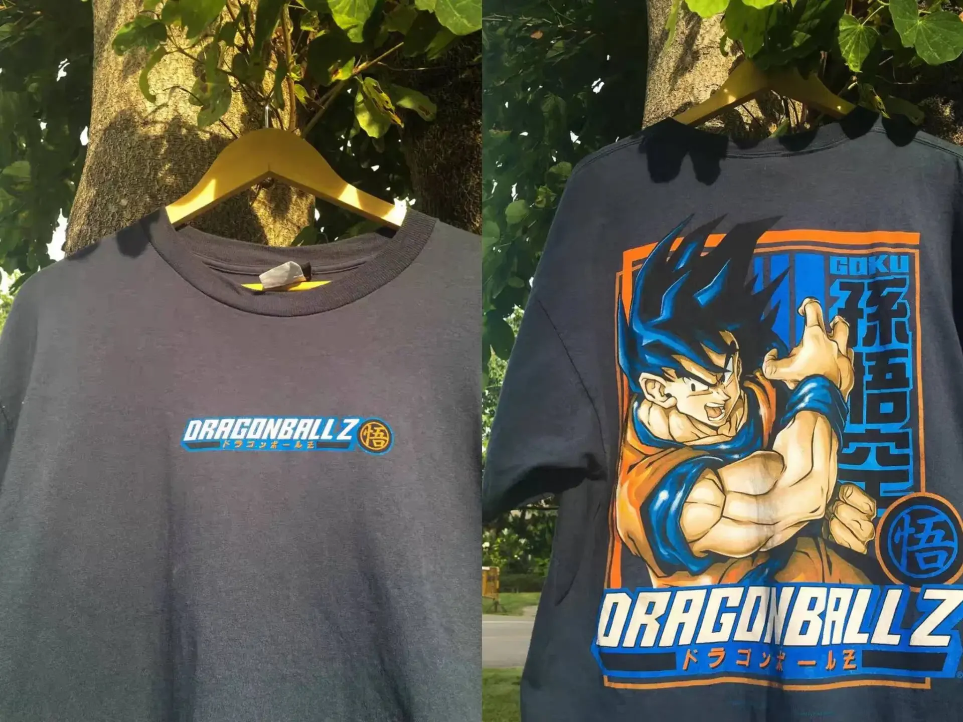 2025 男性原宿服アニメドラゴンボールコスプレ Tシャツ綿半袖ルーズ特大カジュアルスポーツフィットネス Tシャツ