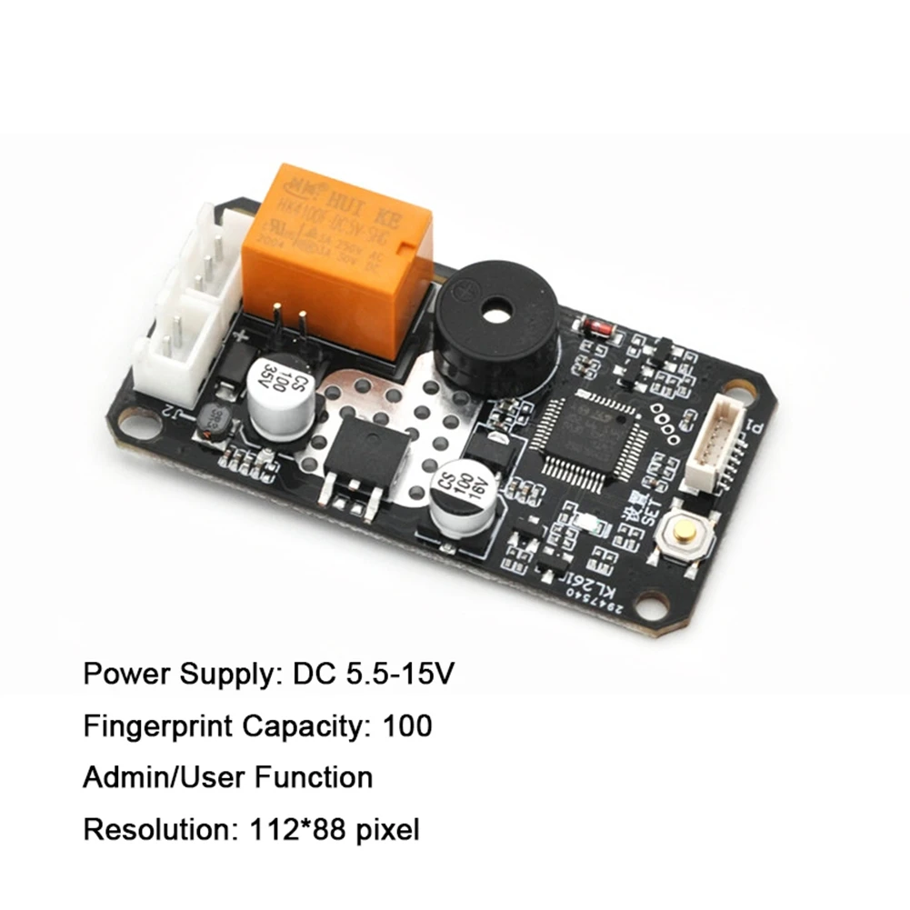 SQPP-KL261 R558 DC5.5-15V Плата контроля доступа по отпечаткам пальцев с низким энергопотреблением и режимом самоблокировки