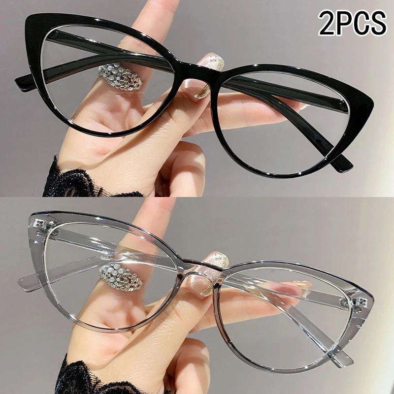 VABON 2PCS Cat-eye Reading Glasses Anti-Blue Light 6115 4