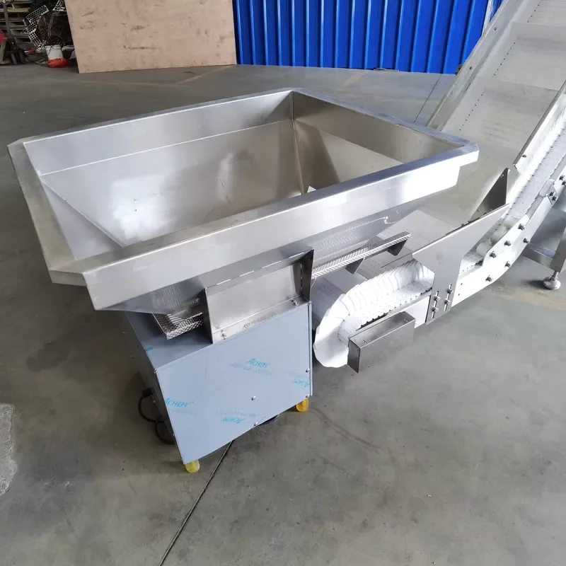 2026 Hot！ Electric-maganatic Stainless Steel Vibratory Feeder New Anti-Bacterial Adjustable Speed Bulk Feeding Bucket 5