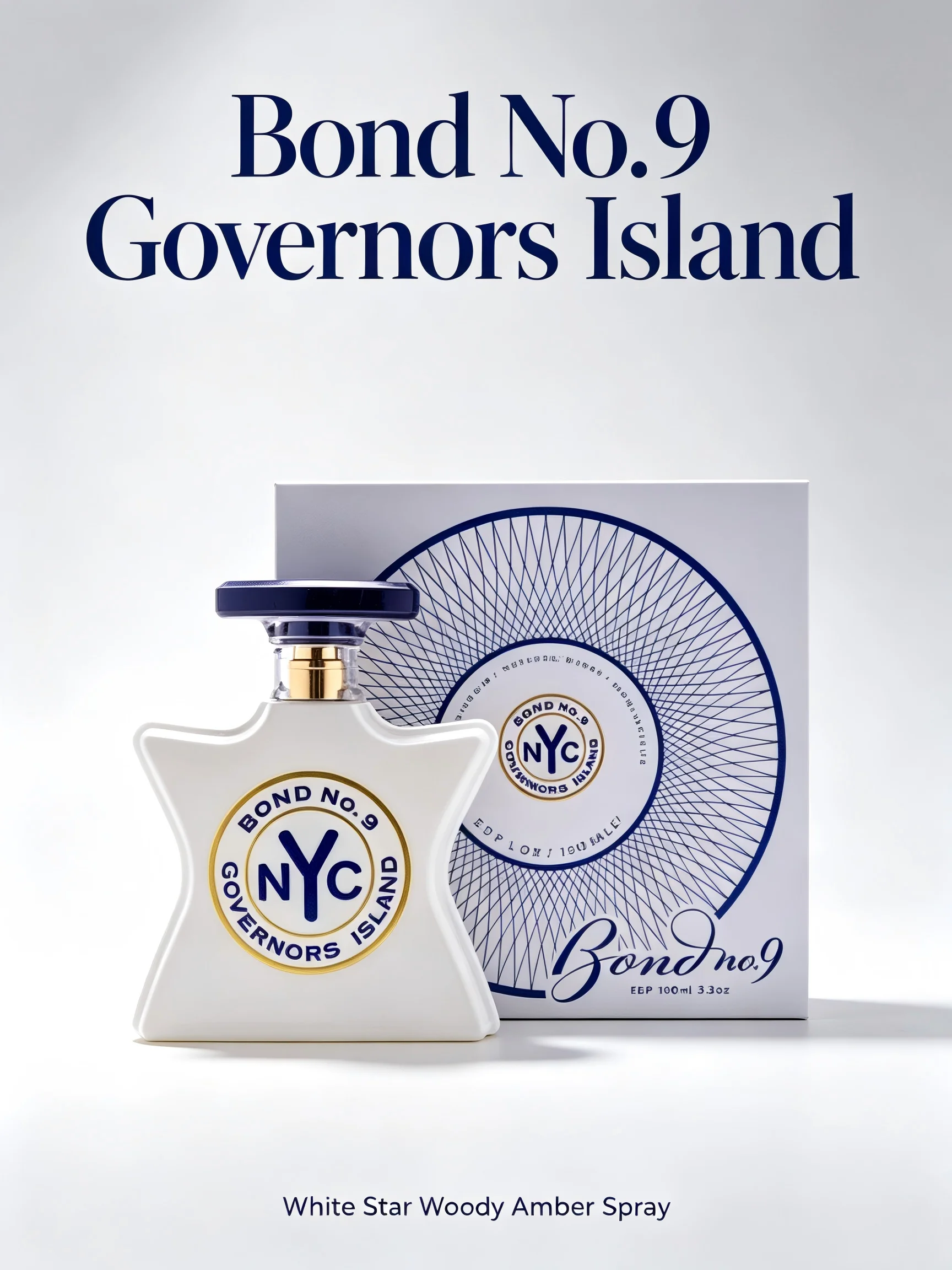 New Arrival Bond No.9 Governors Island EDP 100ml 3.3oz White Star Perfume Incense Cedarwood Amber Musk Long Lasting Scents Men Women Labor Day Halloween Thanksgiving Black Friday Cyber Monday Christmas Gift Idea Best Seller Fast US Shipping Spray Hot view 6
