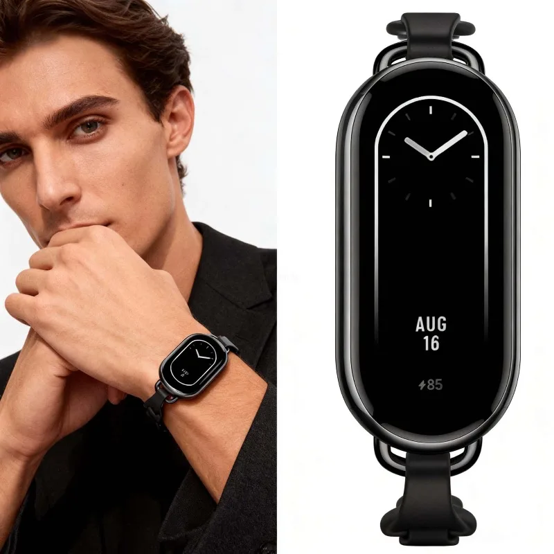 Silikonarmband für Xiaomi Mi Band 9 8 Armband Schnellverschluss Ersatzband für Mi Band 8 9 NFC Smart Armband Zubehör