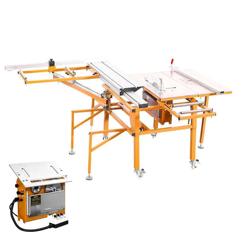 Automatic Wood Cutting Panel Saw Machine For Panel Furniture Woodworking Multi-Functional Precision Guide Sliding Table Saw