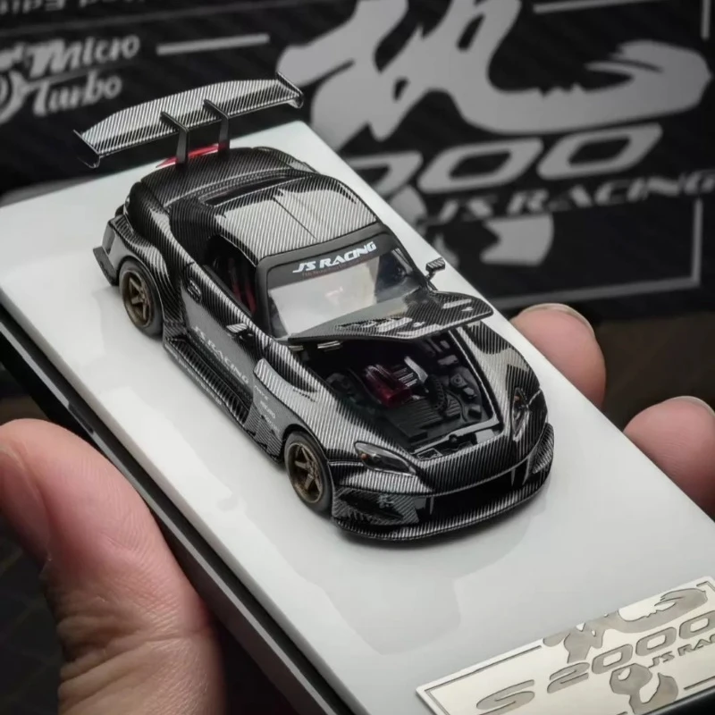 Micro Turbo 1/64 S2000 JS RACING Carbon Fiber New Spot Goods