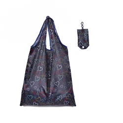 1 PC Fashion Printing Foldable Shopping Bags Environmental Protection Portable Grocery Bags