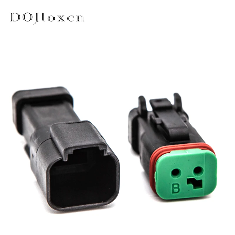 1/5/10/20 Sets 2 Pin DT04-2P-E005 DT06-2S-E004 DEUTSCH Series Male Female Connectors For Construction Machinery DT06-2S DT04-2P