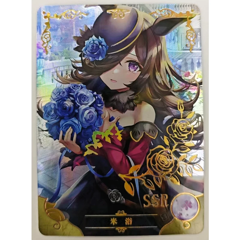 애니메이션 여신 이야기 1M16 SSR 카드 라이스 샤워 우타 유키하나 라미 수집용 카드 크리스마스 생일 선물 어린이 장난감