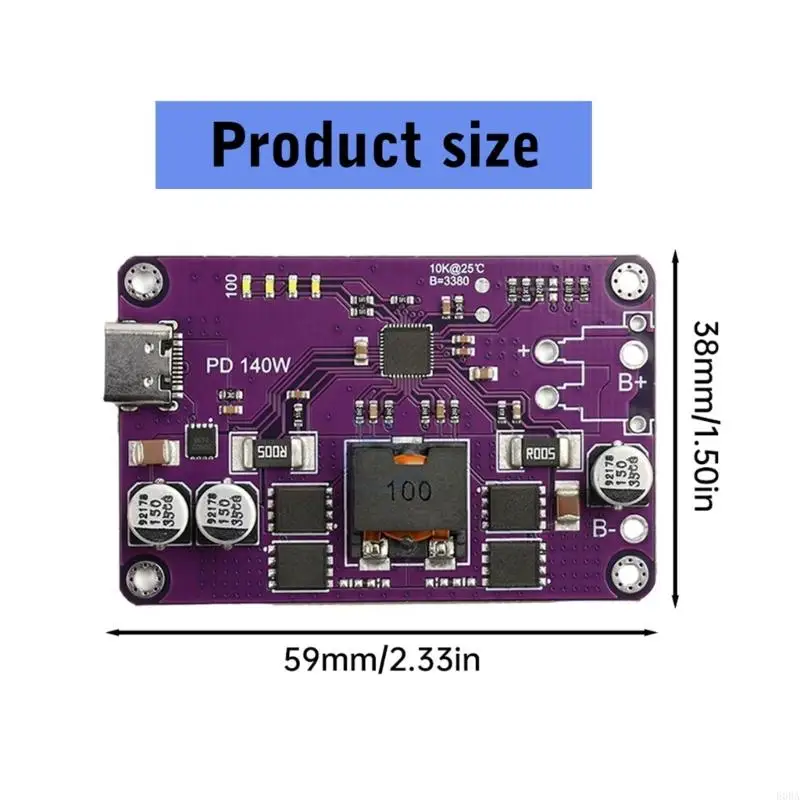 efficienza 6s 25.2V 140W Modulo potenza ricarica rapida per robotica e progetti fai -da -te