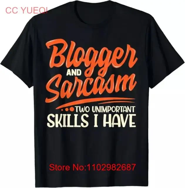 Футболка Blogger _ Sarcasm Funny Sarcastic Blogging_Vlogger S 3XL, винтажная стираная дизайнерская одежда, универсальная, удобная, с графикой