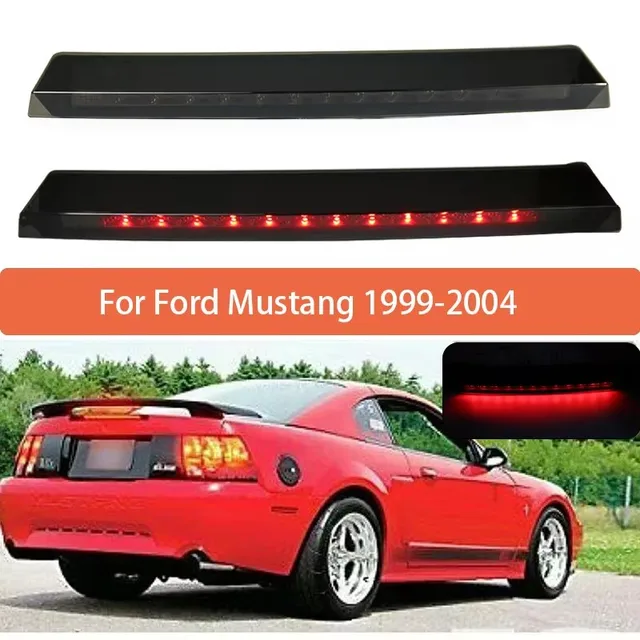 Dla Ford Mustang 1999 2000 2001 2003 2004 Zespół wysoko montowanego światła hamowania Tylne światło hamowania na dachu 3. 1R3Z13A613AB