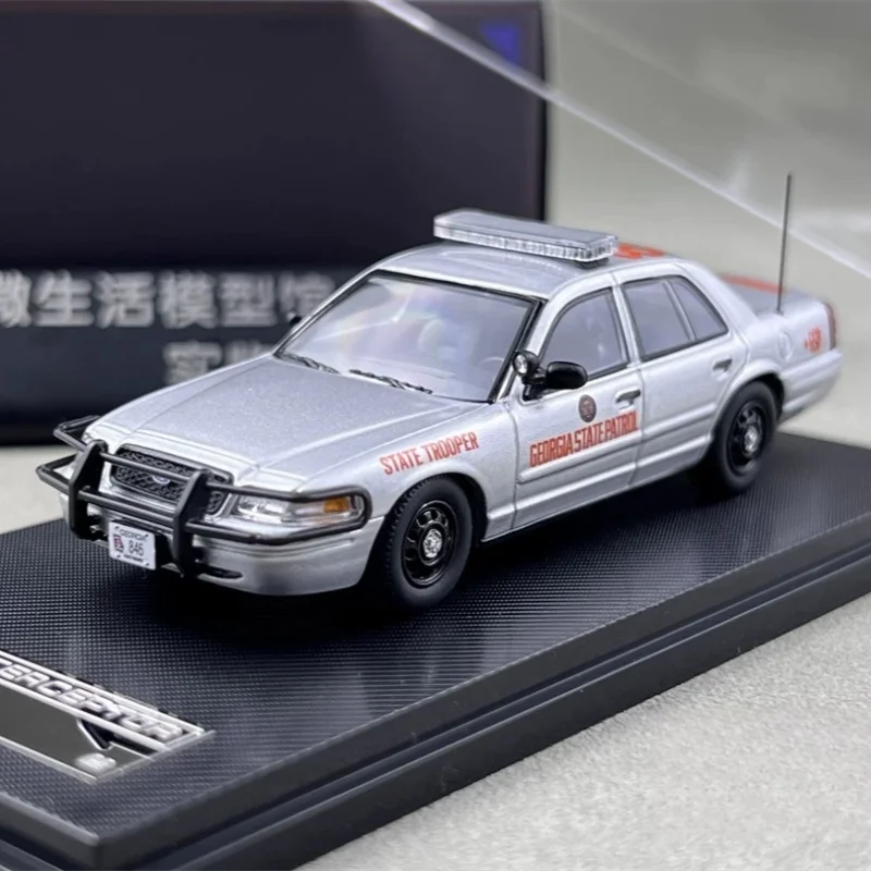 Rollin 1:64 Ford Crown Victoria Interceptor Emergency Vehicle Alloy Model