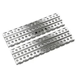 2 Stuks Rvs Zandladders Board voor Axiale SCX10 TRX-4 D90 1/10 RC Crawler Auto