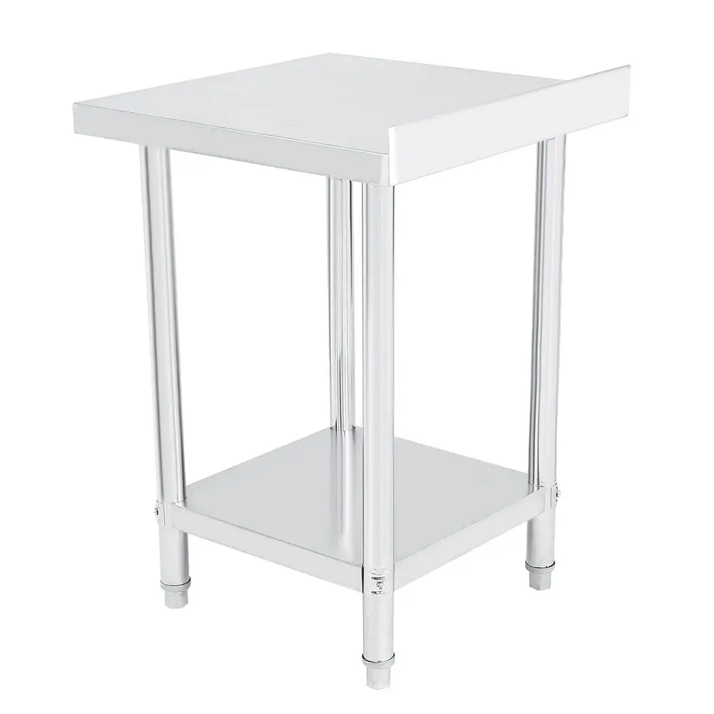 1Pcs Stainless Steel Operating Table Double Layer Stainless Steel Operating Table Work Station Kitchen Desk 0.6mm Operating Desk
