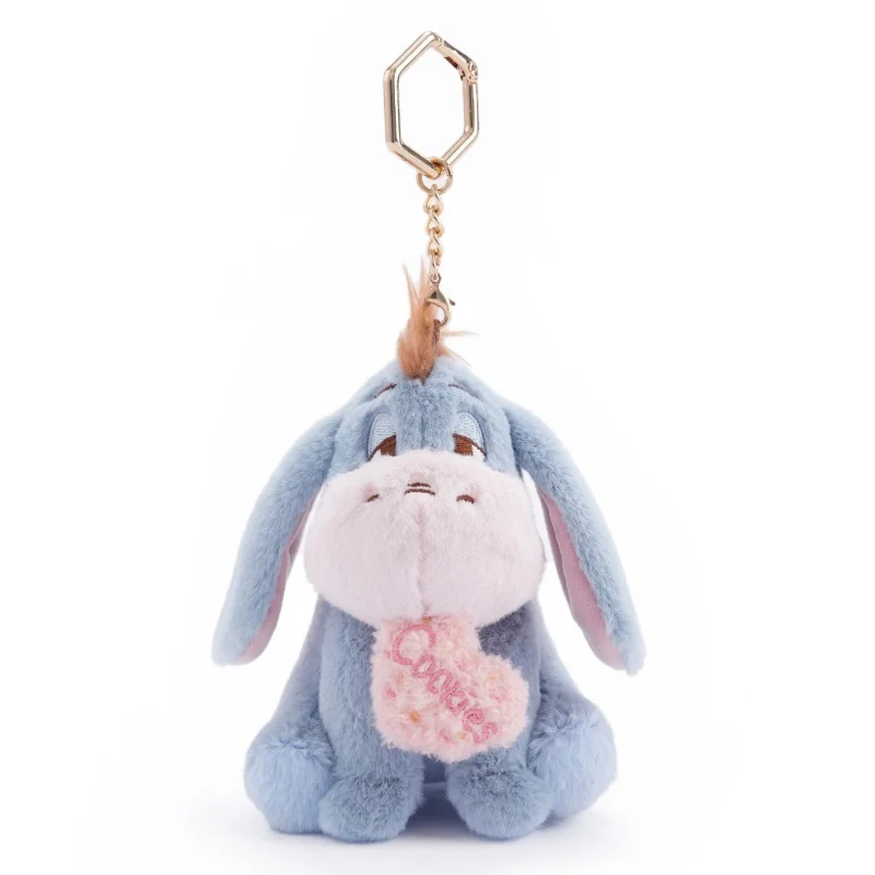 Cute strawberry Bear Winnie the Pooh Plush Toys Small Pendant Key Chains Stuffed Animals School Bag Hanging Gifts Kids Toys