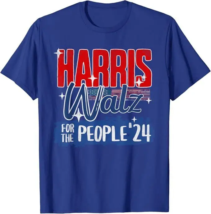 Harris Walz 2024 For the People Patriotic Election Democrat Unisex T-Shirt