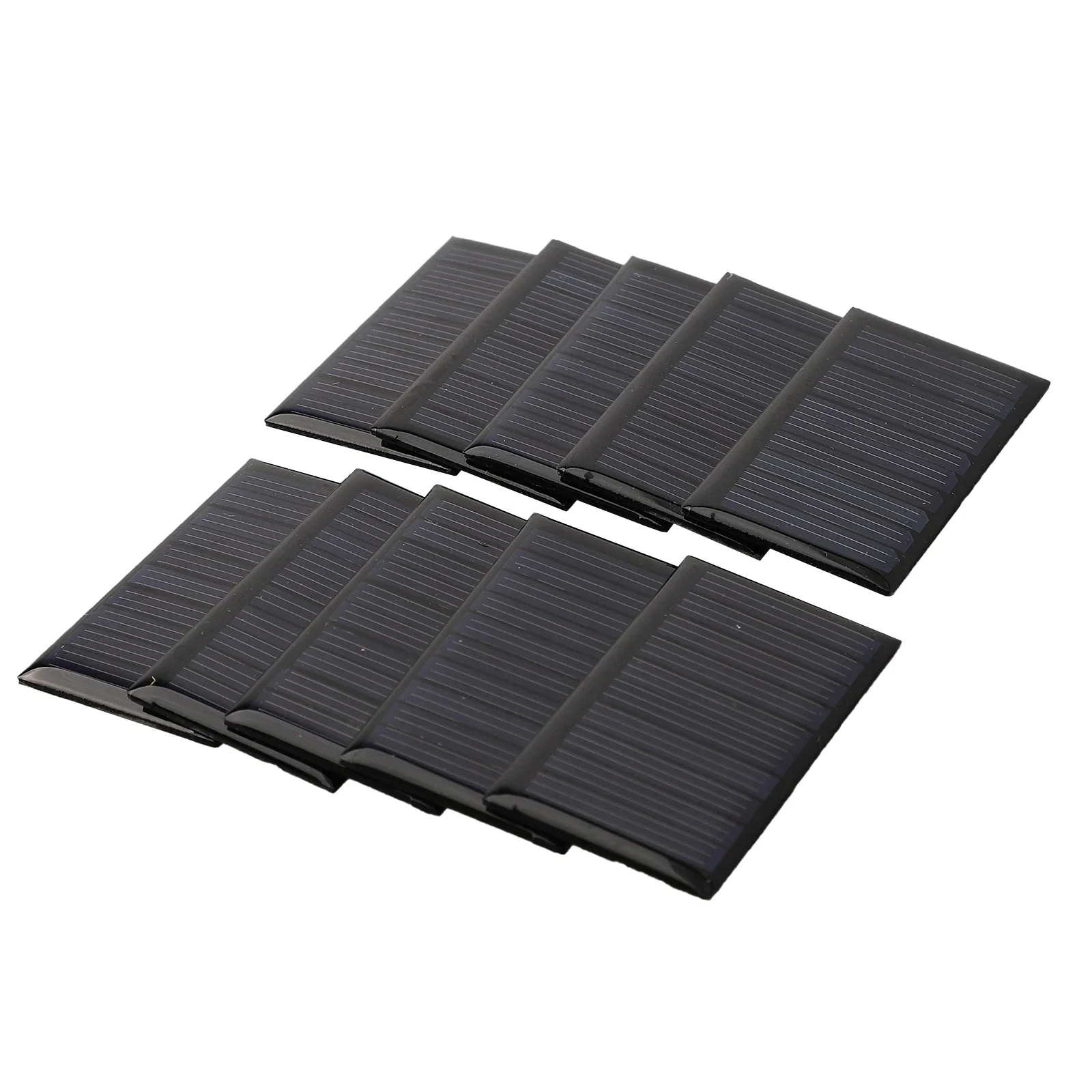 10 PC ขนาดเล็กแผงเซลล์แสงอาทิตย์ 5V 30mA 53X30 มม.ไฟสนามหญ้าเดี่ยว Polycrystalline แผงพลังงานแสงอาทิตย์อุปกรณ์เสริมอิเล็กทรอนิกส์