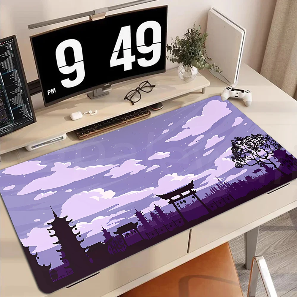 Inari Torii Mousepad New HD Print Mouse Pad Computer Mouse Mat Speed Keyboard Pads Office Natural Rubber Desk Mat 900x400mm