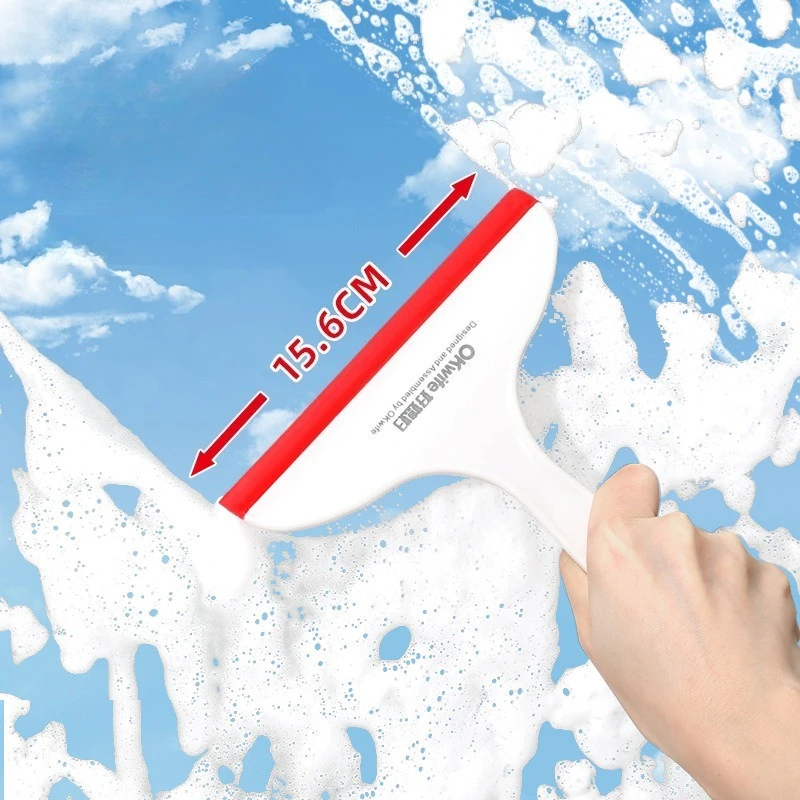 Double-sided Water Scraper Window Table Top Glass Cleaner Household Multifunctional Silicone Glue Scraping Window Artifact New