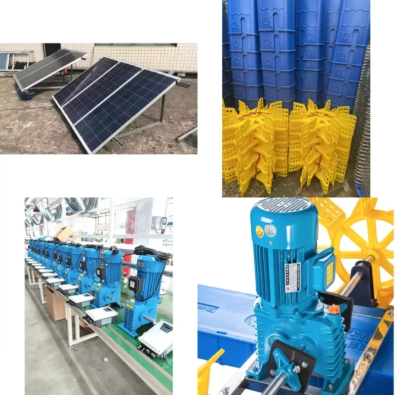 Solar Double Impeller Propeller Aerator Floating Pond Oxygenator for Aquaculture to Increase Dissolved Oxygen