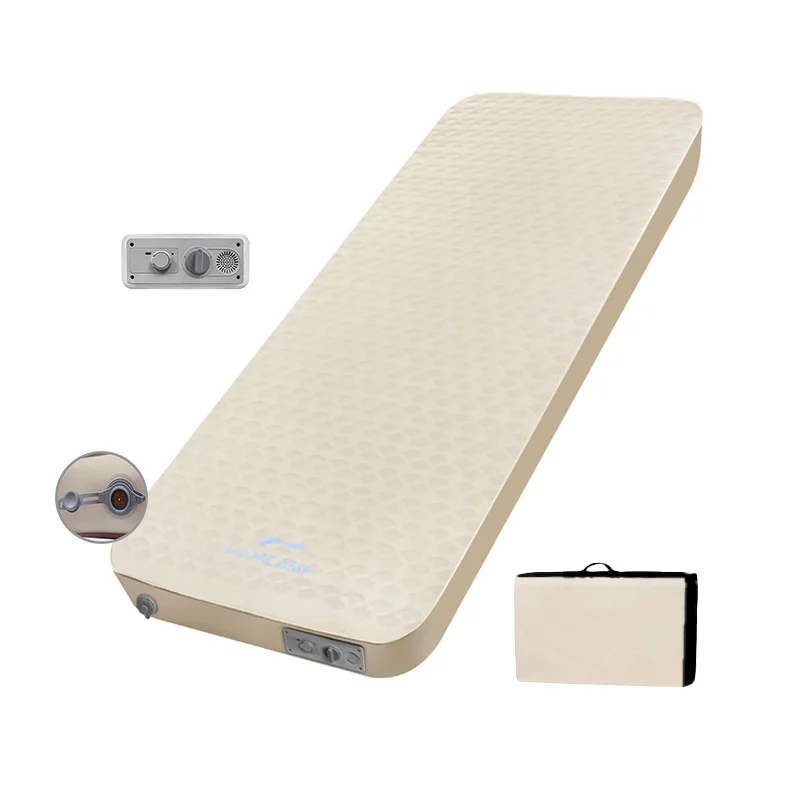 Automatic Inflatable Comfortable Mattress With Build- In Pump Spend 45s Vacuum Stretch Foam Inside The Mat For Sleeping &Camping