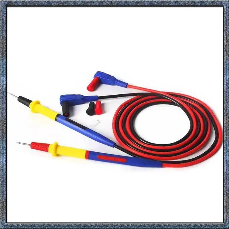 Aug. P30 Stainless Steel Multimeter Pen Fine Tip Test Pen Silicone Antifreeze Universal Test Pen