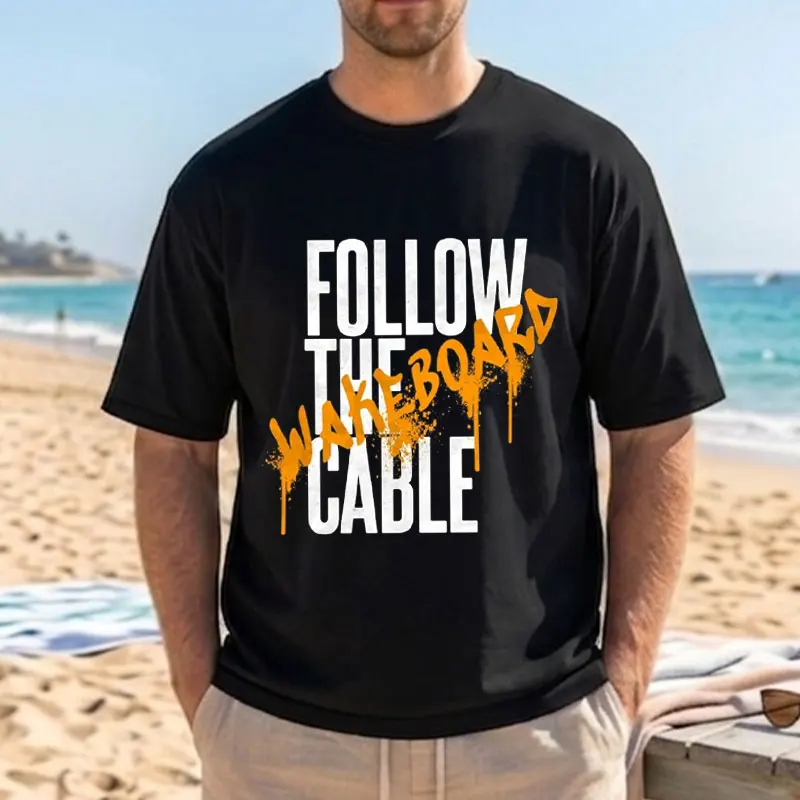 Men's Wakeboarding Graphic T-shirt -