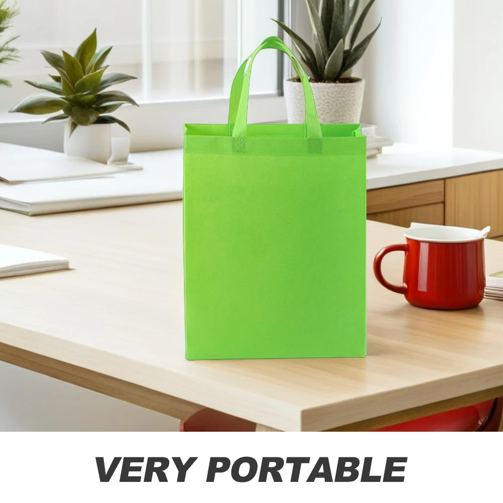 30 PCS Tote Bags Cloth Shopping Non-woven Handbag Multifunctional Storage Grocery