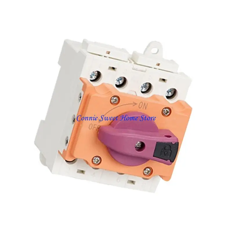 LXAF Solar-Trennschalter, Photovoltaik-Trennschalter, Drehschalter, Trennschalter für 35-mm-DIN-Schiene, einfach zu installieren – Detail 4