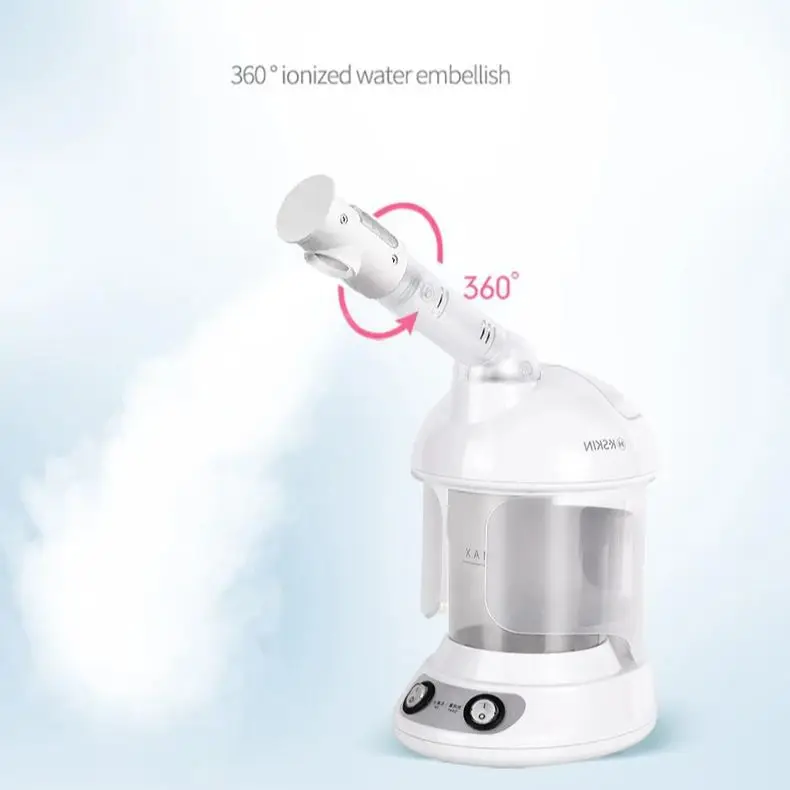 Facial Spray Vapor Steamer Face Moisturizer Ozone Steam Freshener Water Vaporizer Humidifier Steamer Machine Table Top Mini Spa