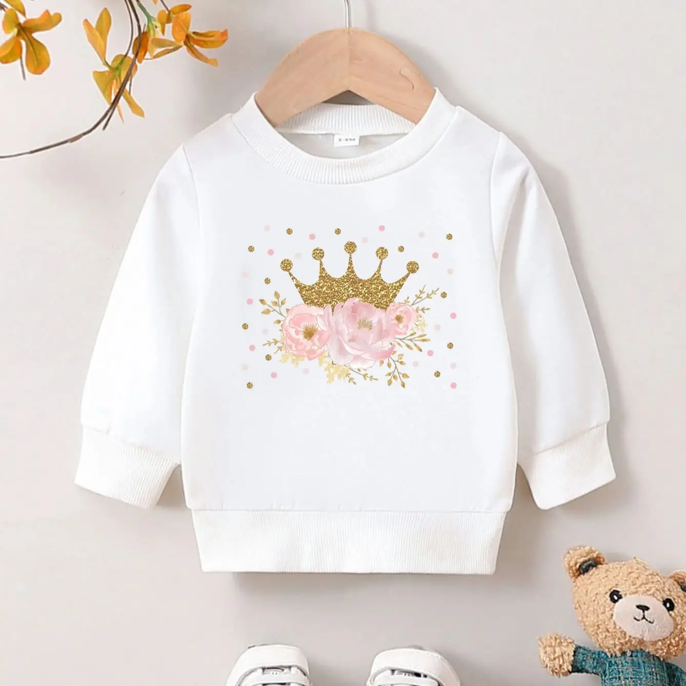 Autumn And Winter Cute Cartoon Casual Printed New Hoodies For Girls Aged