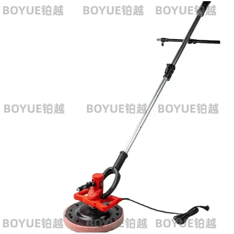1680W Handheld Electric Wall Sander Variable Speed Concrete Polisher 380mm Sanding Pad Drywall Smoothing Machine for Home