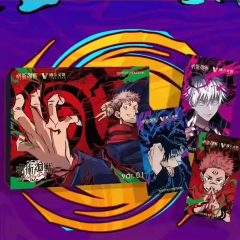 

Подлинная коллекционная карточка Jujutsu Kaisen-Satoru Gojo Domain Expansion с полным открытием Shinjuku Showdown, аниме, периферийные устройства, подарки