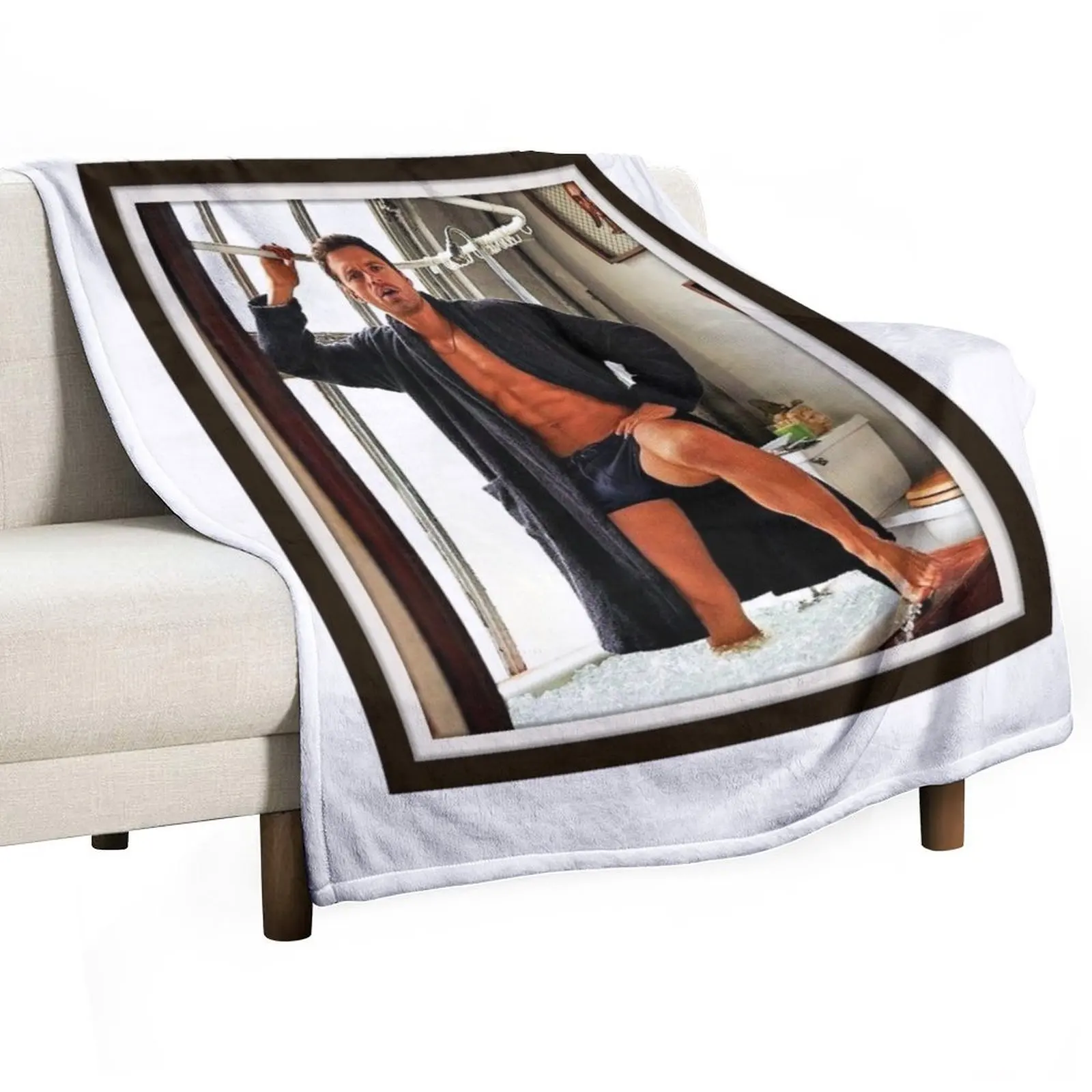 Sebastian Stan - Ice Bath Throw Blanket For Sofa Thin Tourist Softest Soft Plaid Blankets