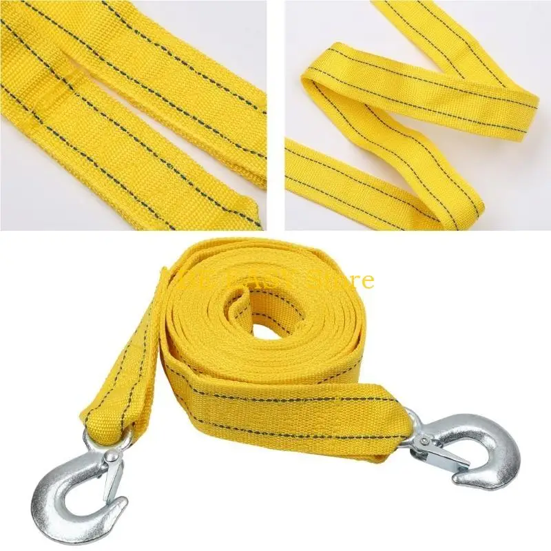 E28F TOW Strap Racing Auto Winch Rope Recovery Recuperación Correa cable Cinturón 400 5ton