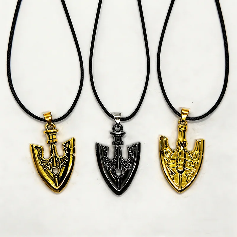 Anime Arrow Keychain 3D Metal Gold Black Key Ring Cosplay Pendant Bag Car Backpack Charm Jewelry Gift for Anime Fans