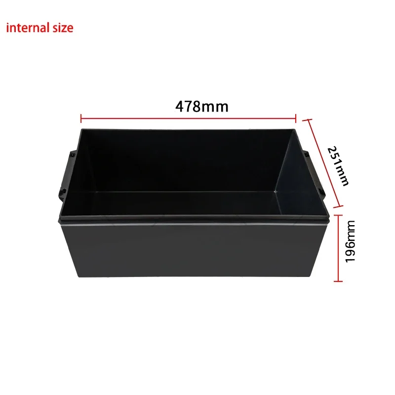 Lifepo4 بطارية الخلايا الشمسية حافظة 12 فولت 24 فولت 48 فولت 90 أمبير 105 أمبير 180 أمبير 200 أمبير 280 أمبير 320 أمبير صناديق تخزين البطارية بطارية RV علبة بلاستيكية