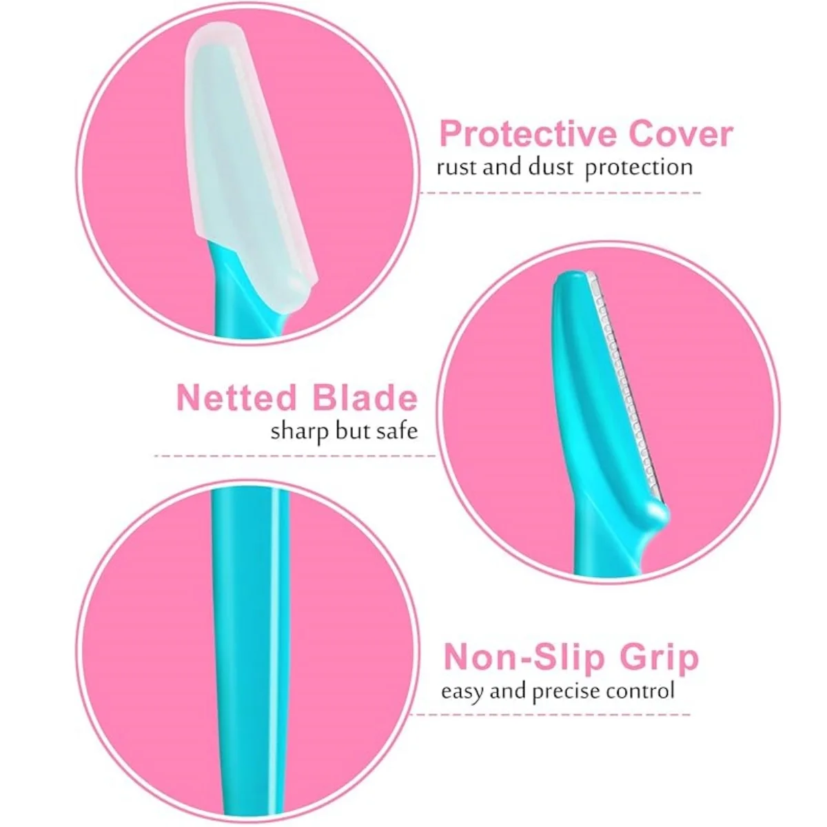 Ensemble de rasoir à sourcils polyvalent pour femmes et hommes, outil facile à utiliser, lames de rasoir, outils de maquillage, 5-30 pièces