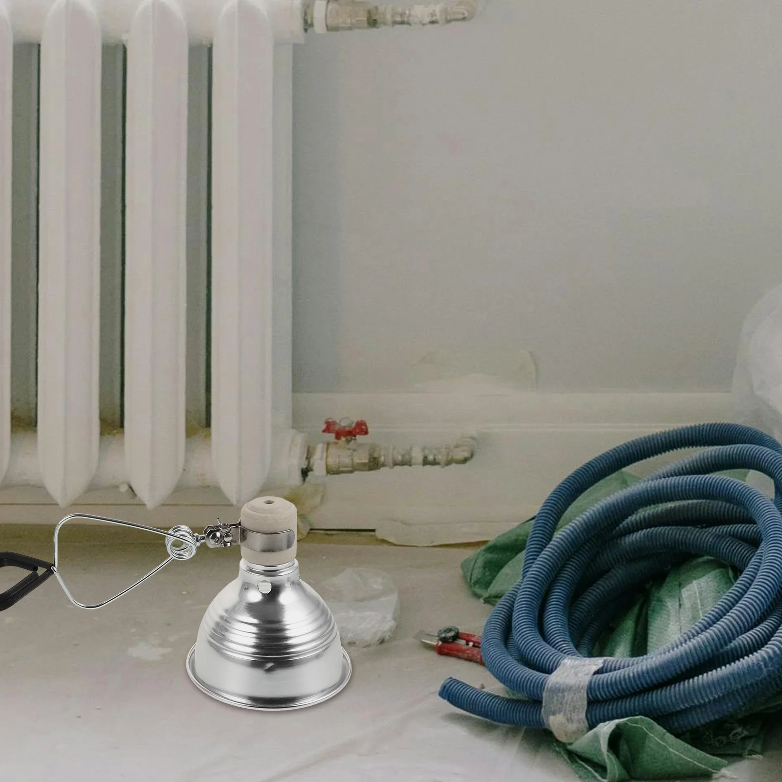 

Aluminum Reflector Clip Lamp Shade Holder For Table Lamp Diy Lighting Accessories Round Metal Reflector Adapter Home