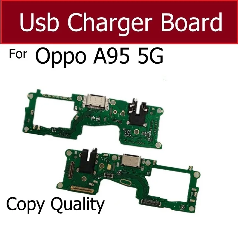   USB Charger Board For OPPO A95 5G PELM00 USB Charging Board Dock Connector with IC Repair Spare Parts