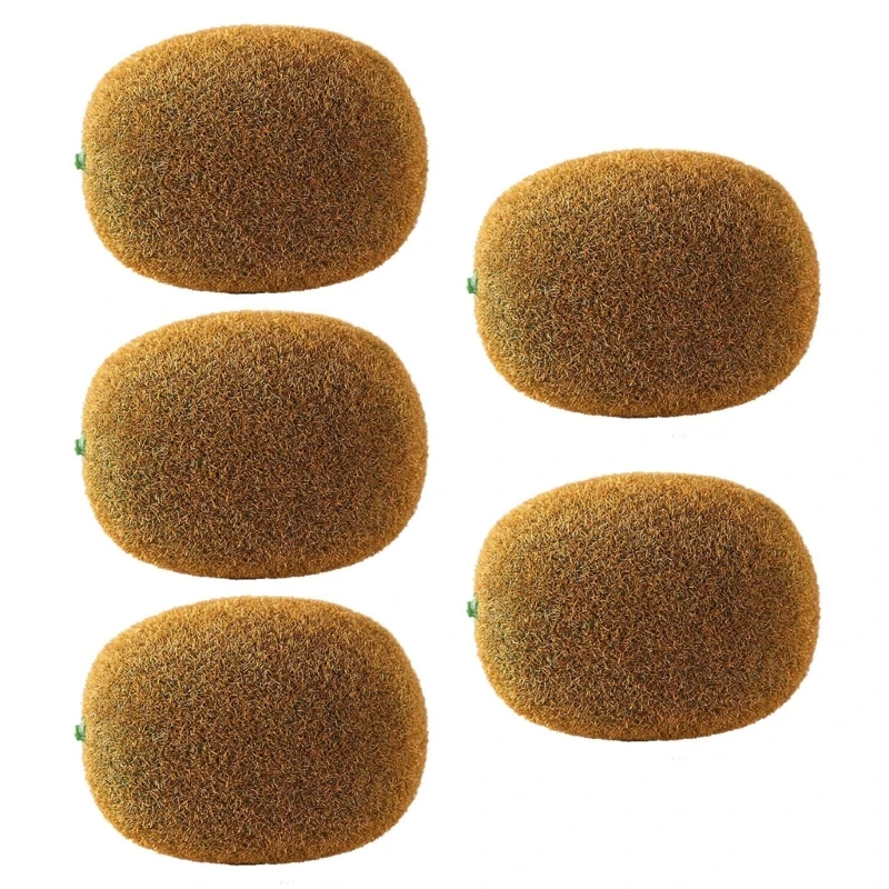 5xArtificial Kiwifruit Faux Fruit Authentic Look Fruit Reproduction Home Decor