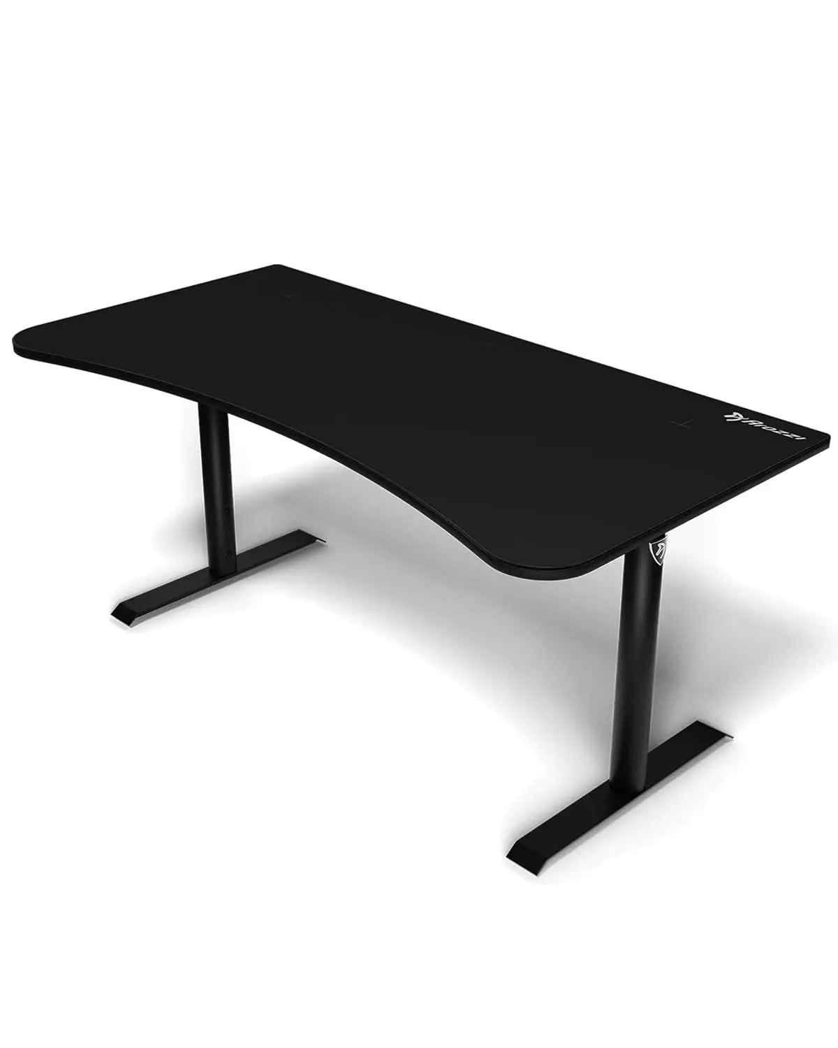 63x32in Adjustable Height Gaming Desk with Cable Storage & Triple-Monitor Support, Custom