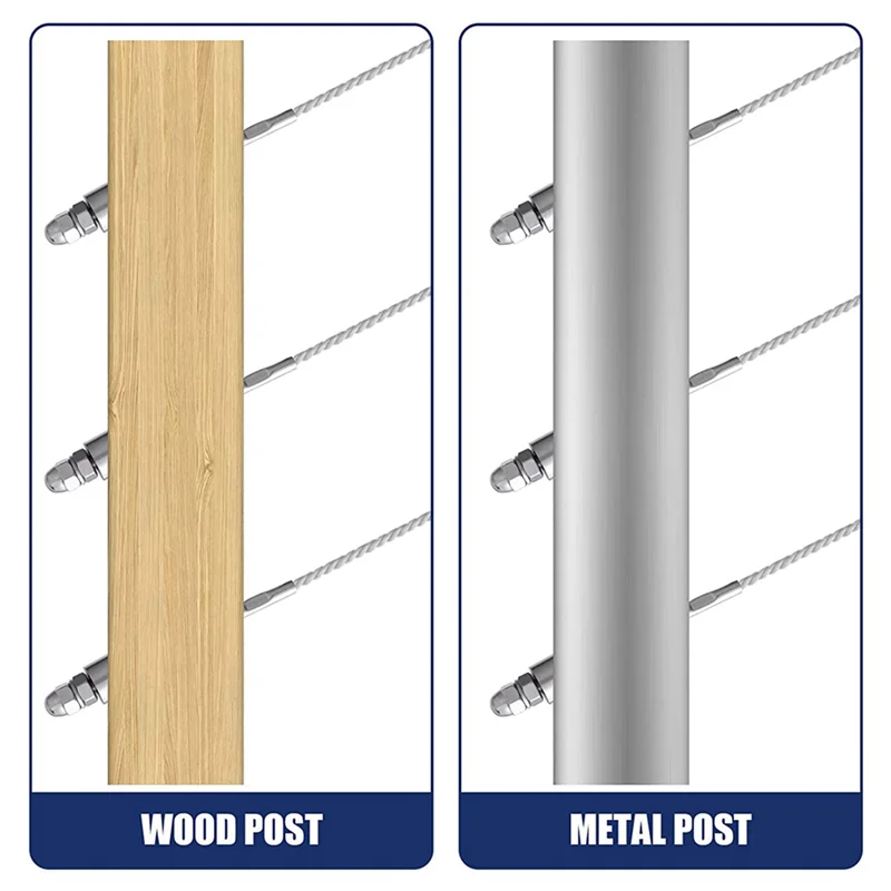 

AA49 50Pack 30 Degree Stainless Steel Angle Beveled Washer,1/4 Inch/6.6Mm 30 Degree Washer For Cable Railing Kit