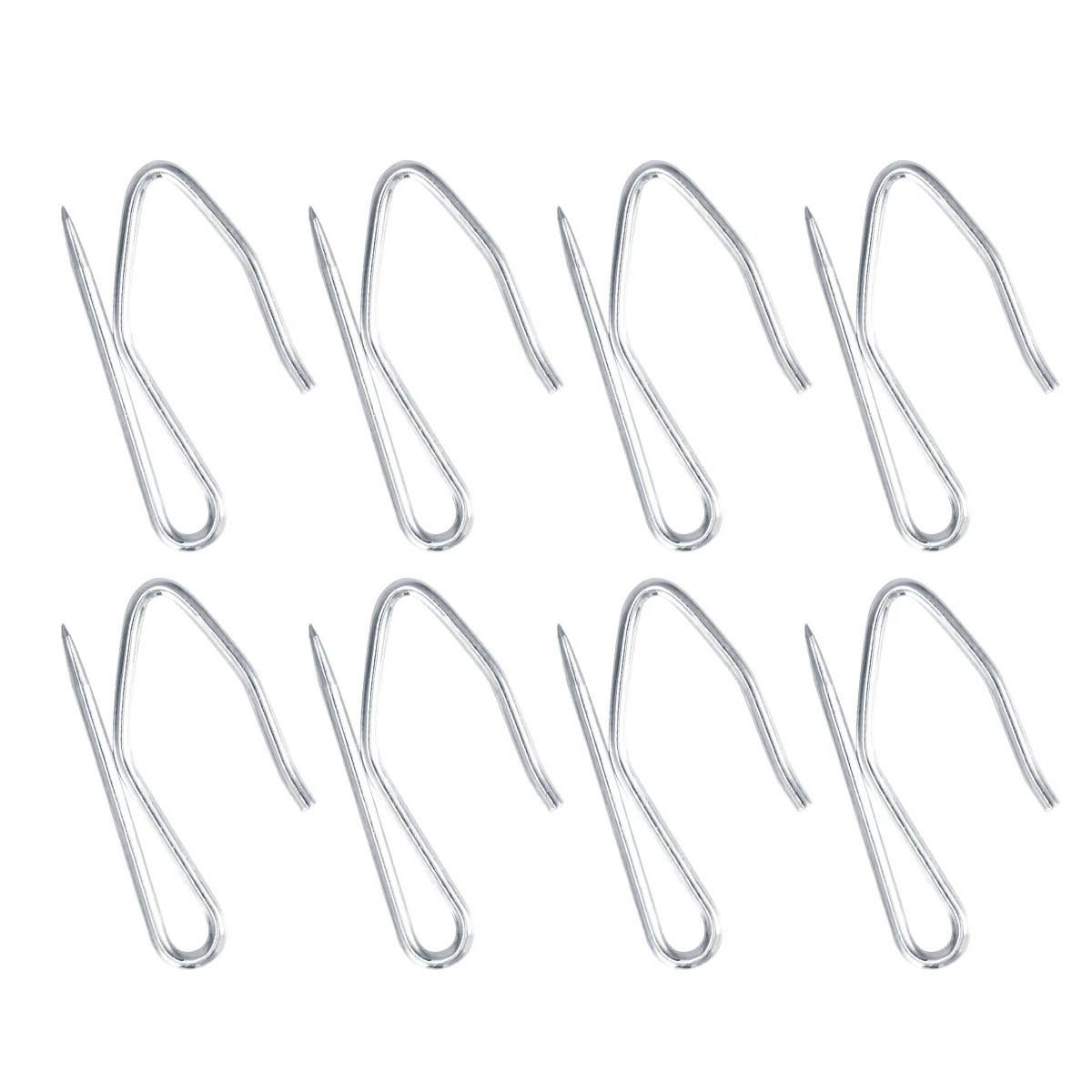 

100 Pcs Curtain Hook Hooks Small Hanger Shower Curtains Shaped Hanging Universal