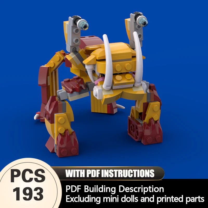 

Creators Animal Series Model MOC Building Bricks Yellow Insect Modular Technology Gifts Holiday Assemble Children Toys Suit