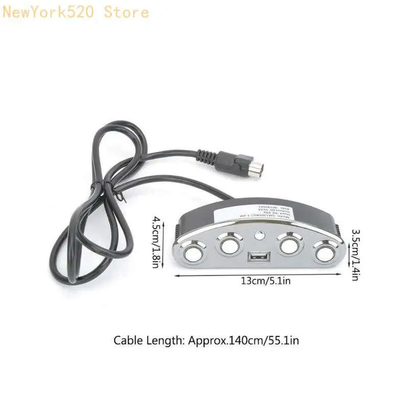 مفاتيح كرسي الطاقة N84C مع منفذ الشحن USB 5 زر التحكم في اليد