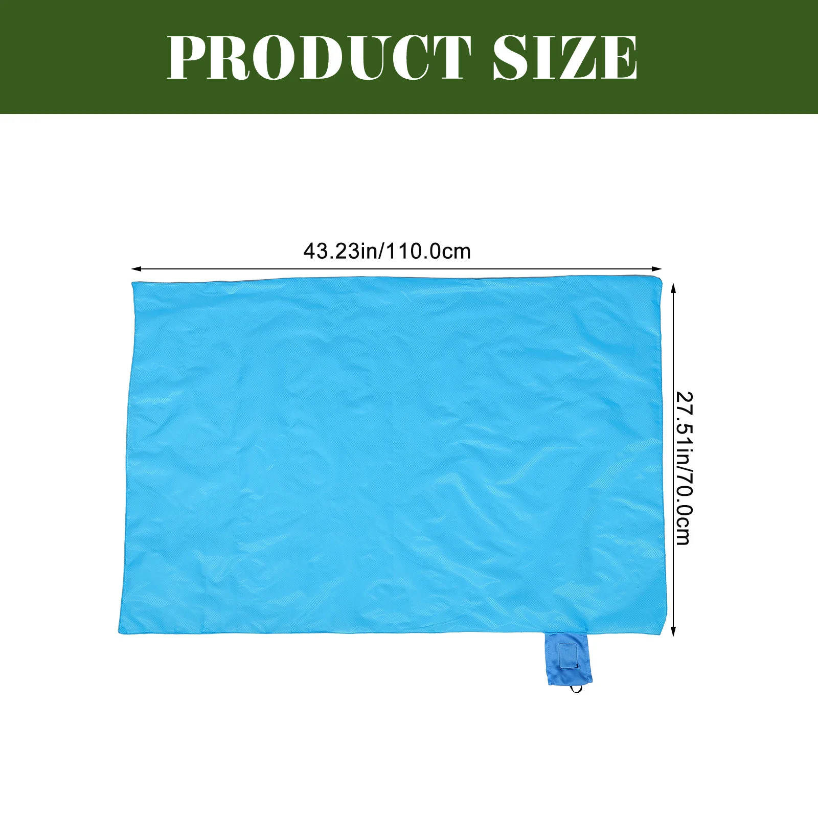 مقاوم للماء النايلون التخييم في الهواء الطلق حصيرة الرمال واقية المحمولة نزهة وسادة خفيفة الوزن قابلة للطي بطانية شاطئ نزهة متعددة الأغراض #6