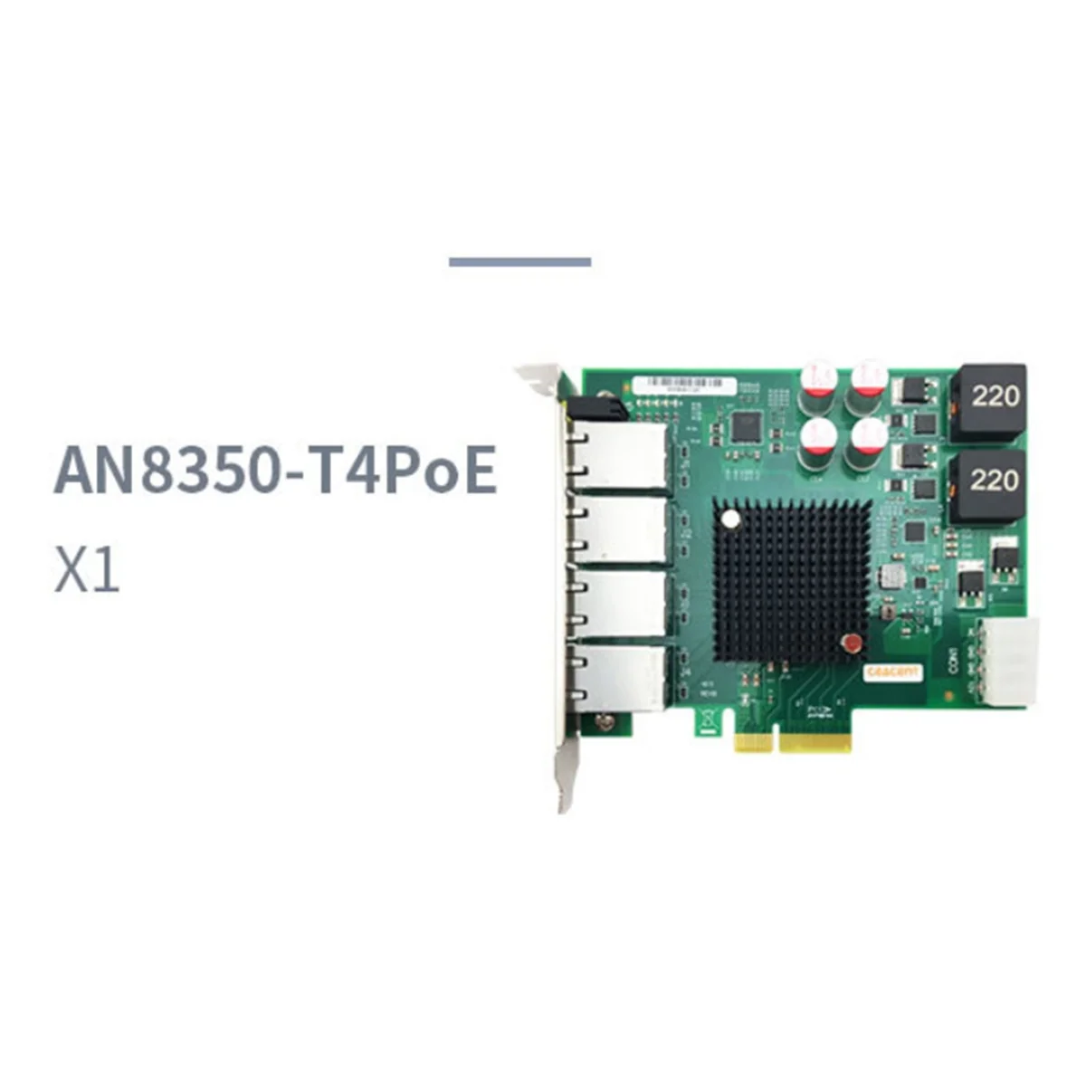 

A05RP Vision Frame Grabber I350T4POE Intel I350AM4 Chip, Quad Port RJ-45x4, PCIe2.0 X8 POE Network Card