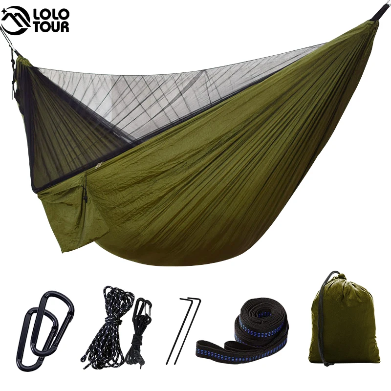 290x140cm Camping Drawstring Hammock Can Accommodate Up To 700 Pounds Of Portable Portable Hammock For Indoor And Outdoor Hiking